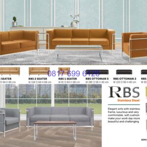 Kursi Kantor Donati RBS 3 Seater | RBS 2 Seater | RBS 1 Seater | RBS Ottoman 3 | RBS Ottoman 2 | RBS Ottoman 1