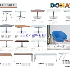Kursi Kantor Donati Softel 1 | Softel Glass | Softel 2 Glass | Esca1 | Esca2 | Esca Glass | Cisa Glass