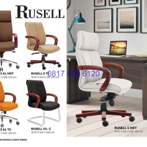 Kursi Kantor Donati Rusell 1 HDT | Rusell 1 AL HDT | Rusell 2 TC | Rusell 2 AL TC | Rusell V1-C