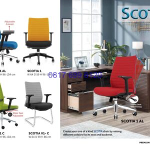 Kursi Kantor Donati Scotia1AL | Scotia1 | Scotia1C | ScotiaV1C