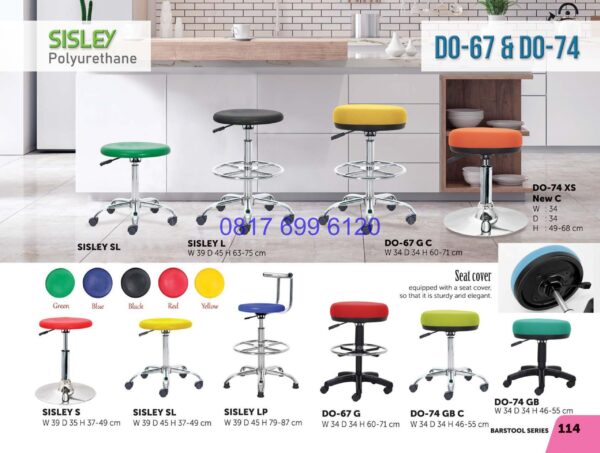 Kursi Kantor Donati Sisley SL | Sisley L | DO 67 GC | DO74 XS NewC | Sisley S | Sisley SL | Sisley LP | DO 67 G | DO 74 GB