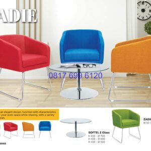 Kursi Kantor Donati Softel 2 Glass