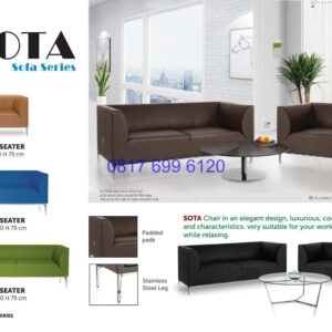 Kursi Kantor Donati Sota 1 Seater | Sota 2 Seater | Sota 3 Seater
