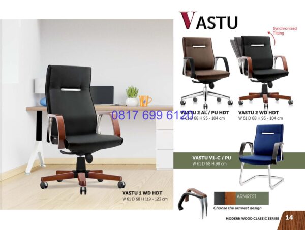 Kursi Kantor Donati Vastu 1 WD HDT | Vastu 2 AL | Vastu2 WD HDT | Vastu V1-C