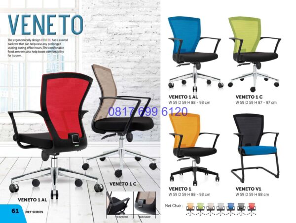 Kursi Kantor Donati Veneto 1 AL | Veneto 1 C | Veneto 1 | Veneto V1