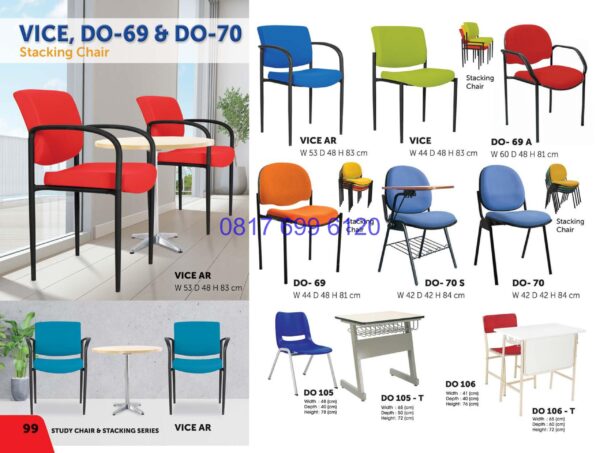 Kursi Kantor Donati ViceAR | Vice | DO69A | DO69 | DO70S | DO70 | DO105 | DO105T | DO106 | DO106T