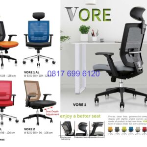 Kursi Kantor Donati Vore 1 | Vore 1AL | Vore 2AL | Vore 2