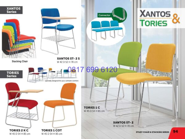 Kursi Kantor Donati Xantos ST 2S | Tories 2 KC | Tories 1 COT | Tories 1 C | Xantos ST 2