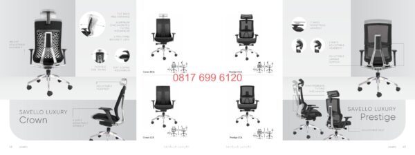 Kursi Kantor / Sekretaris / Manager / Direktur Savello Crown HCA#Prestige HCA#Crown LCA#Prestige LCA