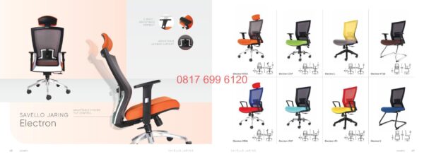 Kursi Kantor / Sekretaris / Manager / Direktur Savello Electron HT1A#Electron LT1P#Electron L#Electron VT1A#Electron HTOA#Electron LTOP#Electron LT0#Electron V