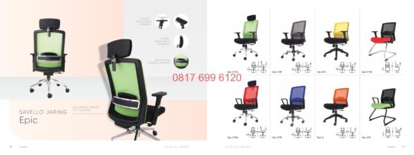 Kursi Kantor / Sekretaris / Manager / Direktur Savello Epic HT1A#Epic LT1P#Epic GT1#Epic VT1A#Epic HTOA#Epic LTOP#Epic G#Epic VT0
