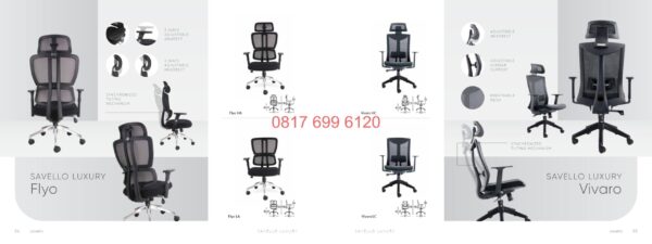 Kursi Kantor / Sekretaris / Manager / Direktur Savello Flyo HA#Vivaro HC#Flyo LA#Vivaro LC
