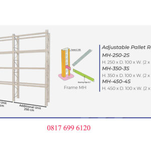 Heavy Duty Pallet Racking Elite MH-250-2S#MH-350-3S#MH-450-4S