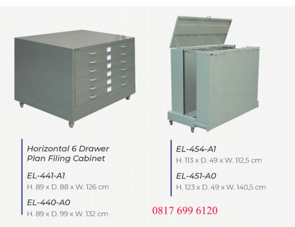 Lemari Gambar Elite EL-441-A1#EL-440-A0#EL-454-A1#EL-451-A0