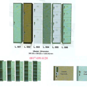 Locker Besi Lion 551#Lion 552#Lion 553#Lion 554#Lion 555#Lion 556
