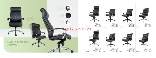 Kursi Kantor / Sekretaris / Manager / Direktur Savello Matrix L#Reputo L#Reputo HCA#Matrix HCA#Titan HCA#Titan L#Plano L#Plano HCA