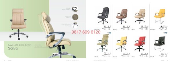 Kursi Kantor / Sekretaris / Manager / Direktur Savello Megan HCA#Megan LA#Megan L#Megan VA#Salvo HA#Salvo LA#Salvo L#Salvo VA