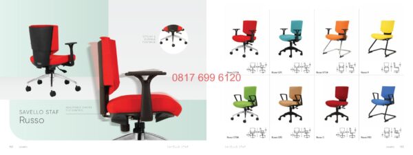 Kursi Kantor / Sekretaris / Manager / Direktur Savello Russo GT1A#Russo GT1#Russo VT1A#Russo GTOA#Russo GTO#Russo V#Russo VTO#Russo G