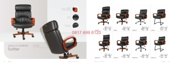 Kursi Kantor / Sekretaris / Manager / Direktur Savello Soliter H#Soliter L#Soliter LA#Soliter V#Signature H#Signature L#Signature LA#Signature V