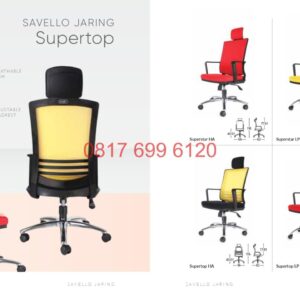 Kursi Kantor / Sekretaris / Manager / Direktur Savello Superstar HA#Superstar LP#Superstar G#Superstar VA#Supertop HA#Supertop LP#Supertop G#Supertop V