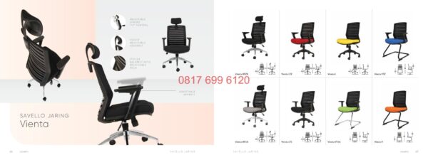Kursi Kantor / Sekretaris / Manager / Direktur Savello Vienta HTZA#Vienta LTZ#Vienta L#Vienta VTZ#Vienta HT1A#Vienta LT1#Vienta VT1A#Vienta V