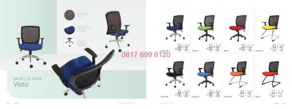 Kursi Kantor / Sekretaris / Manager / Direktur Savello Vista GT1A#Vista GT1#Vista G#Vista VT1A#Vista GTZA#Vista GTZ#Vista VTZA#Vista V